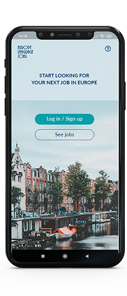 GoPlaces app opened on a mobile phone